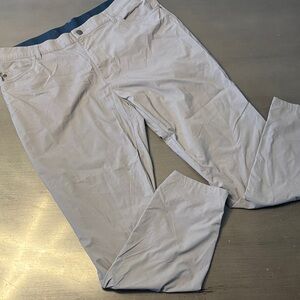 adidas Men's Light Gray Golf Pants